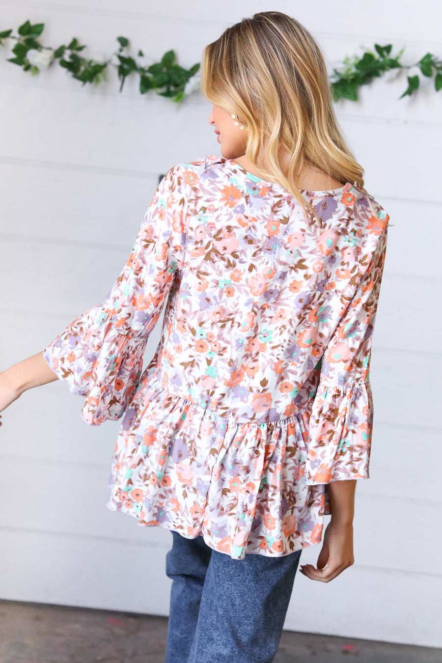 Small Watercolor Floral Top