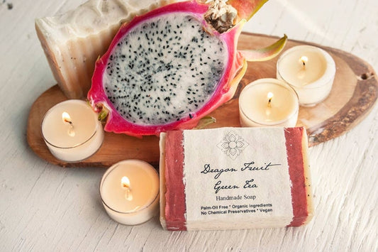 Dragonfruit Green Tea Organic Soap