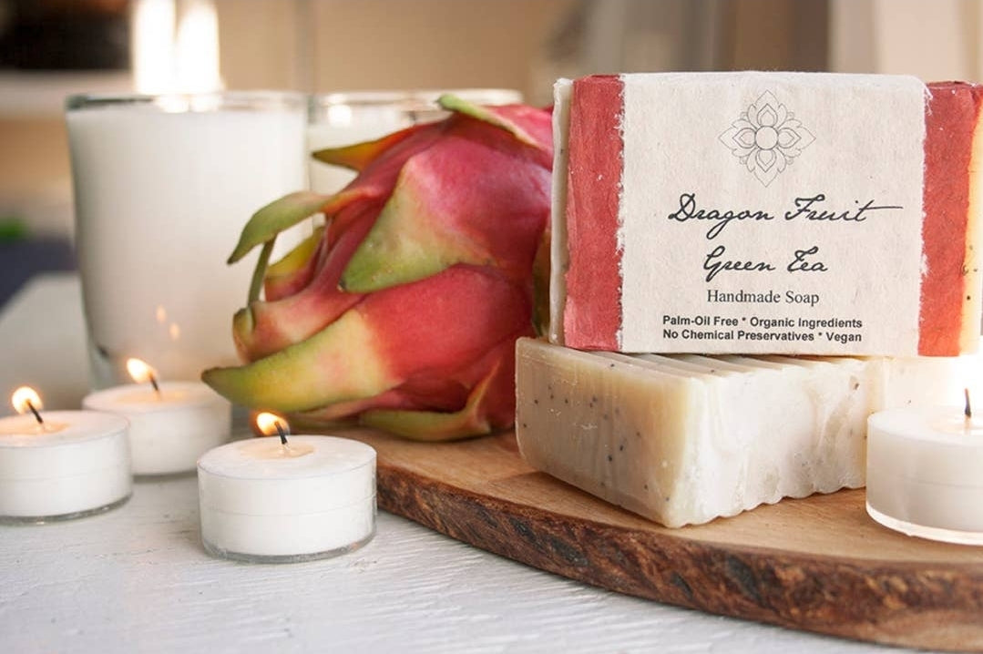 Dragonfruit Green Tea Organic Soap