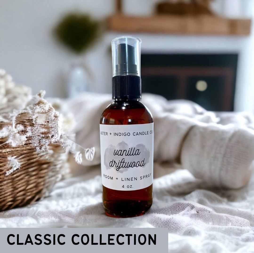 Vanilla Driftwood Room + Linen Spray