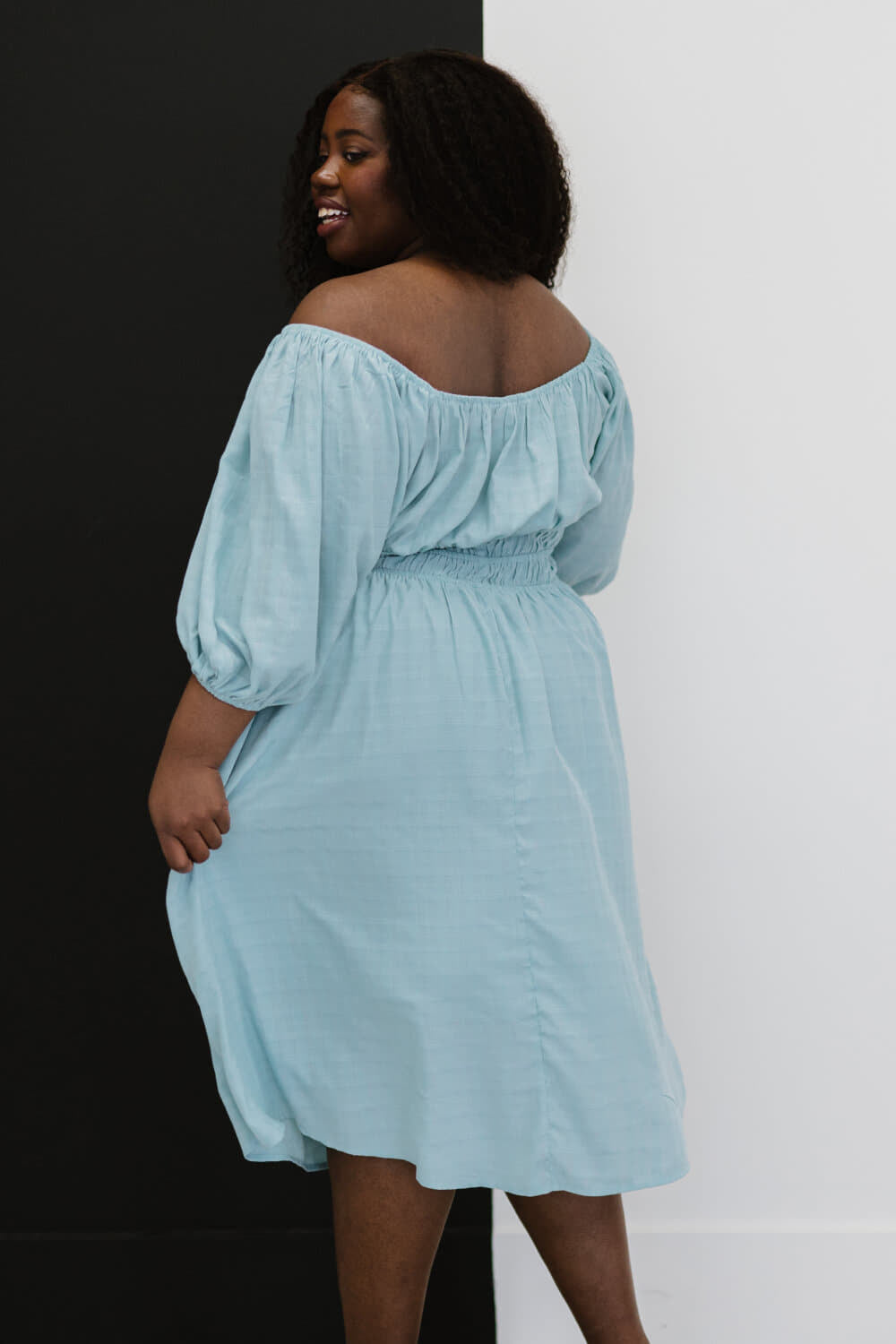 3XL Color My Soul Smocked Midi Dress