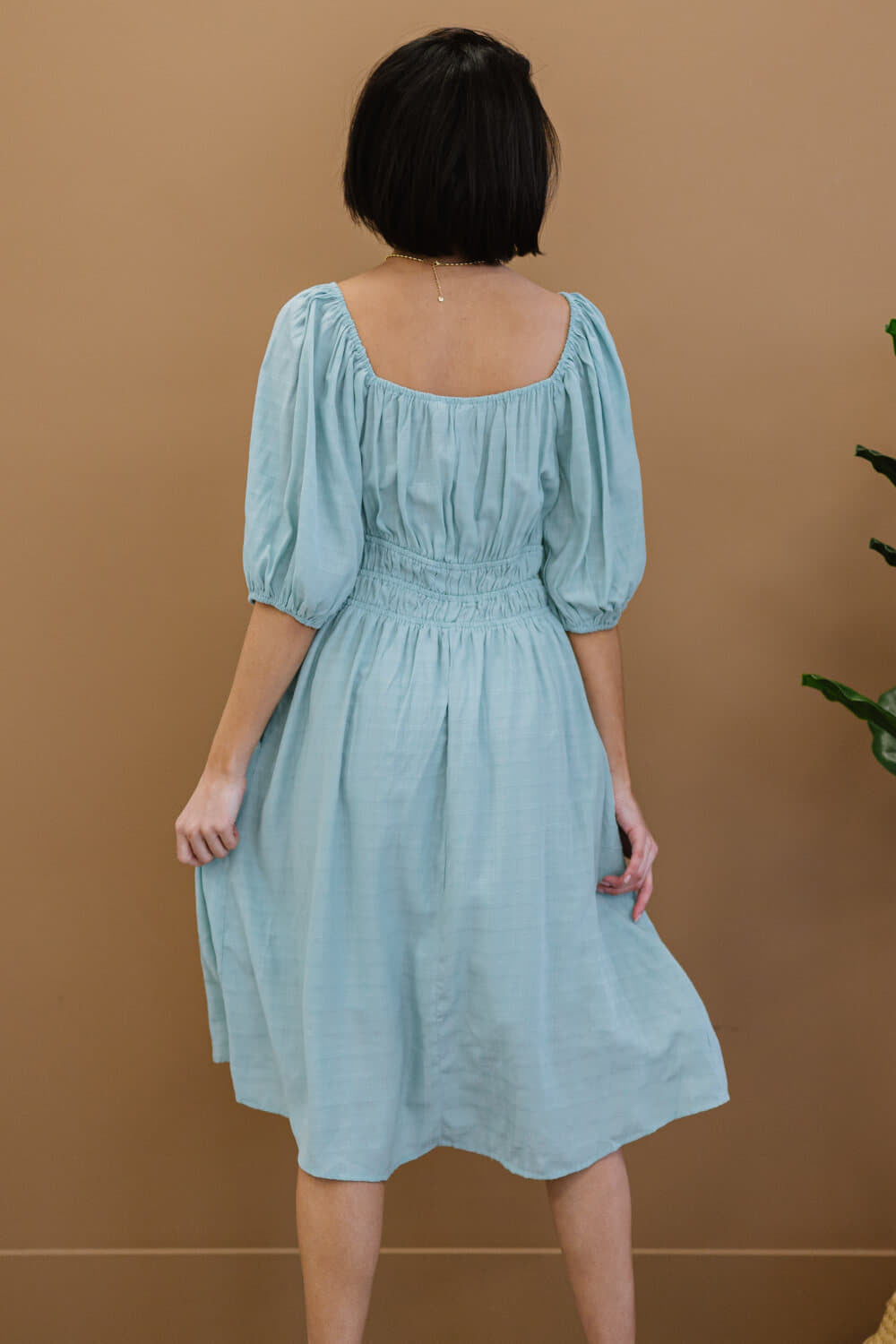 3XL Color My Soul Smocked Midi Dress