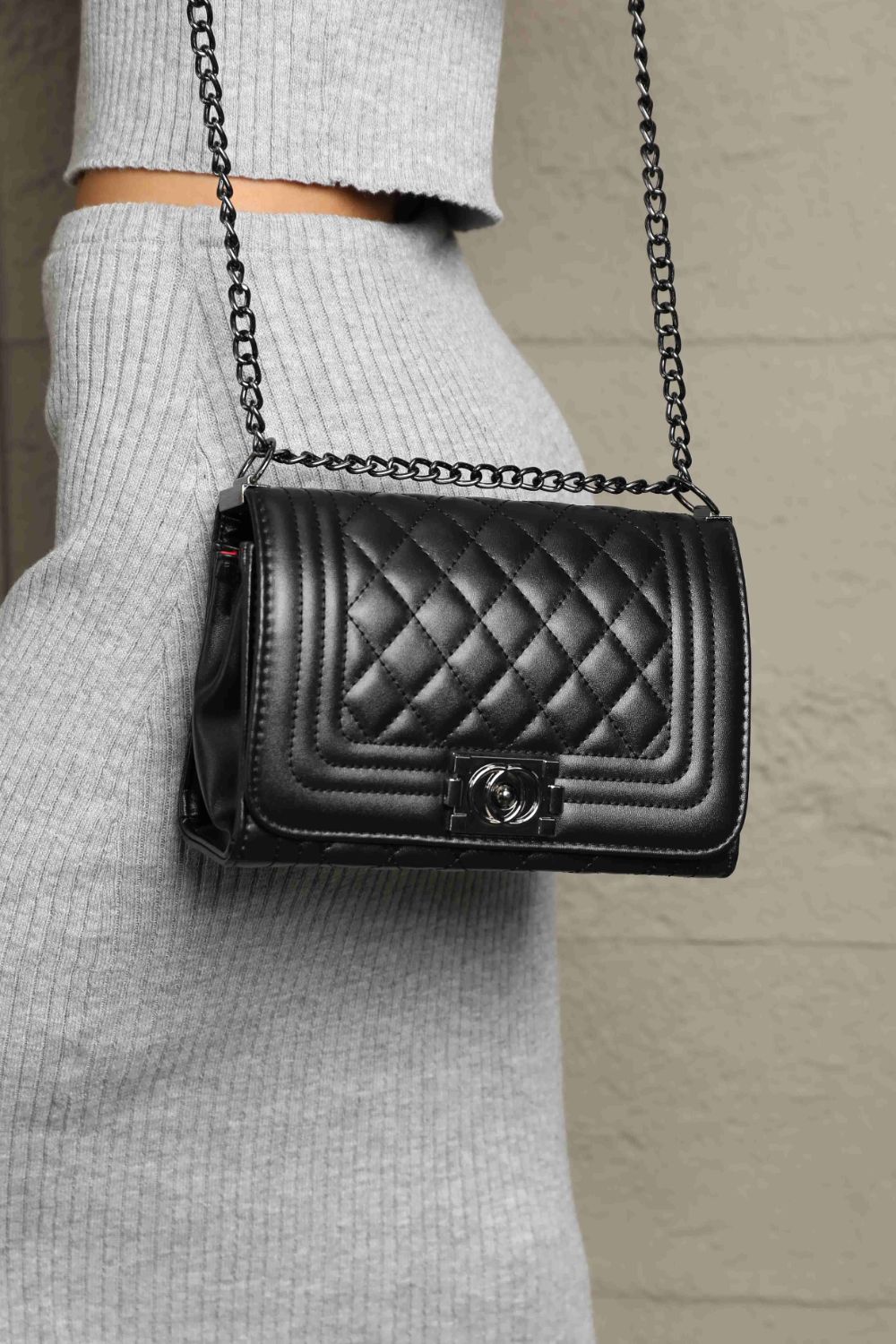 Adored PU Leather Crossbody Bag