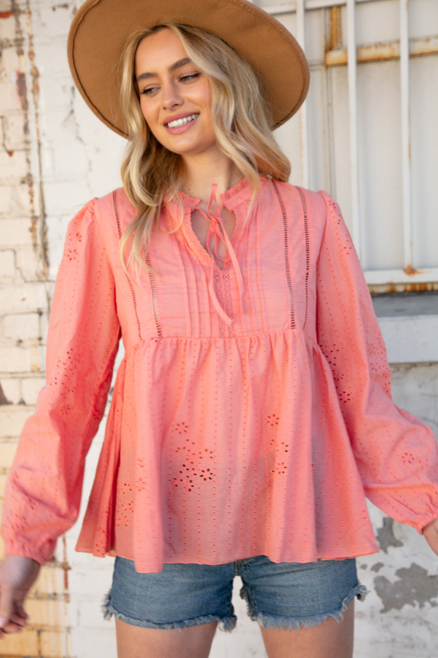 Boho Embroidered Crochet Top