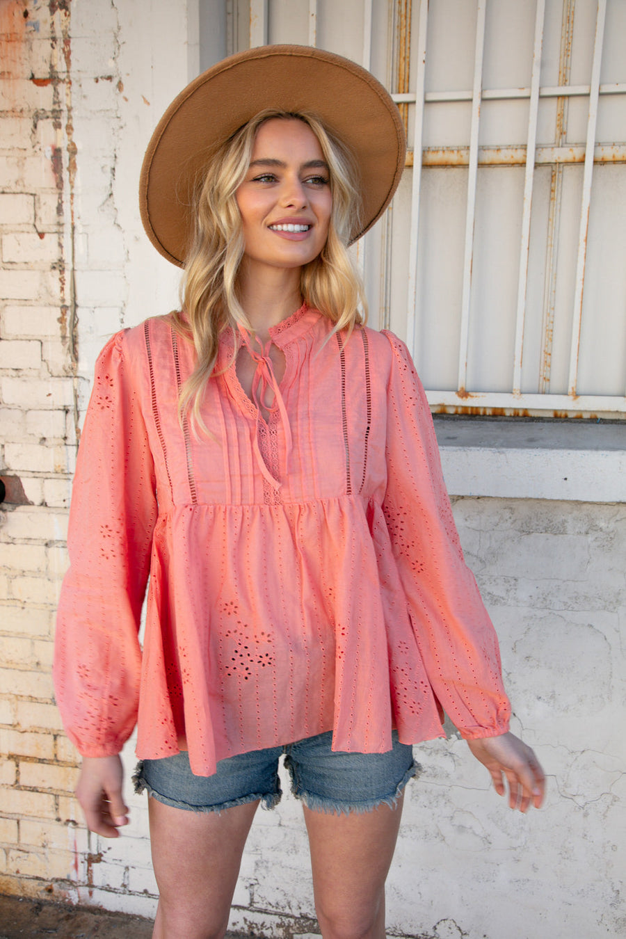 Boho Embroidered Crochet Top
