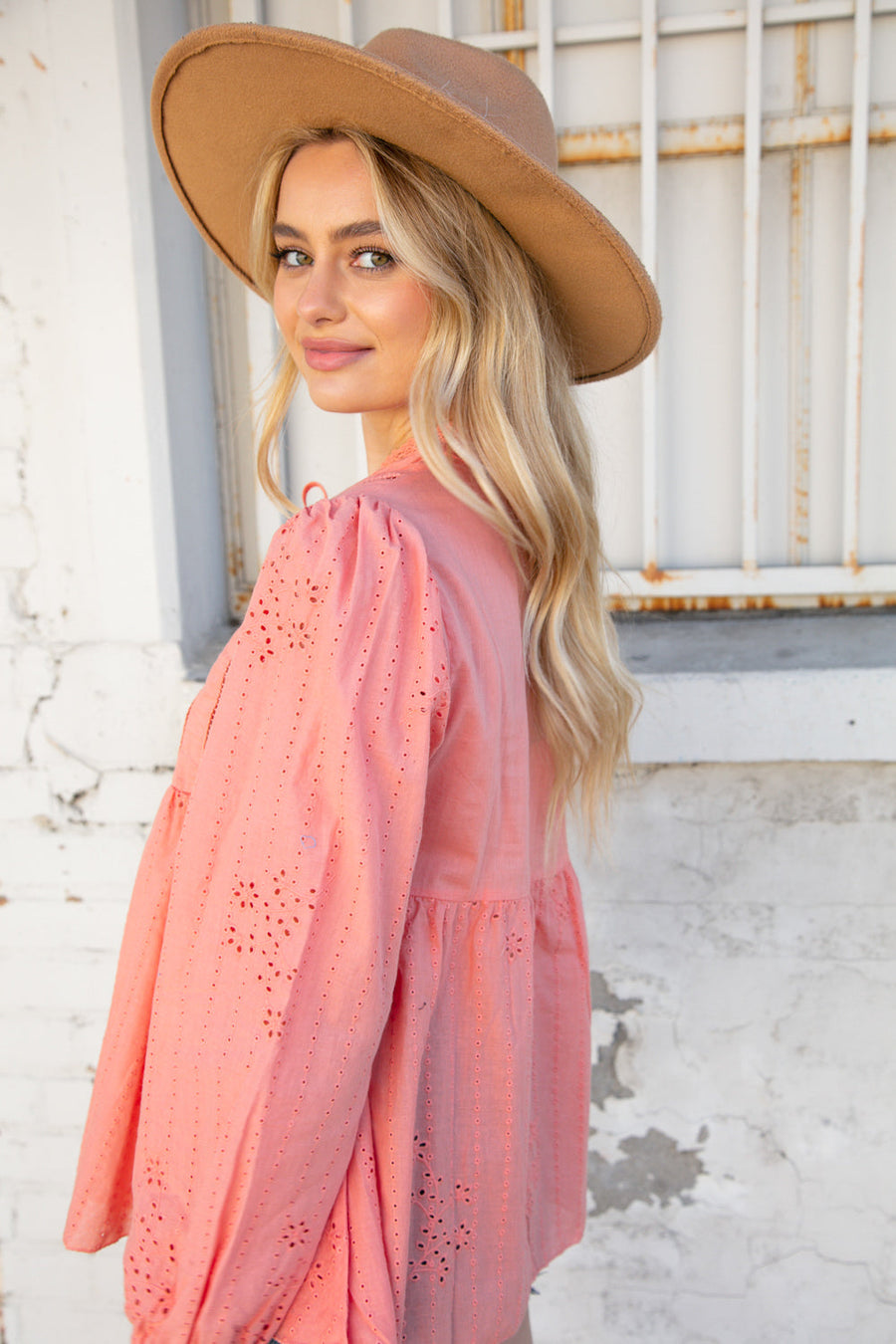 Boho Embroidered Crochet Top