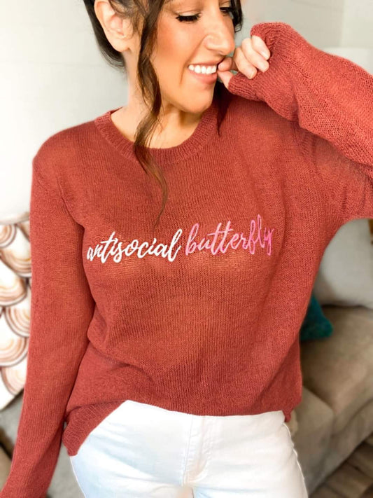 Antisocial Butterfly Sweater