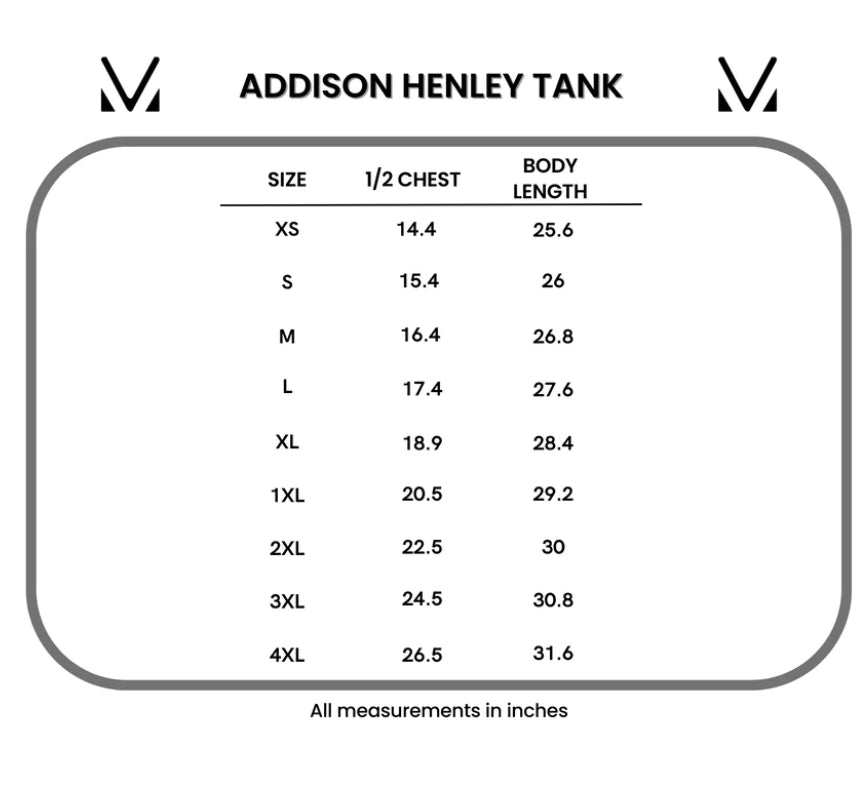 Heathered Sage Addison Henley Tank
