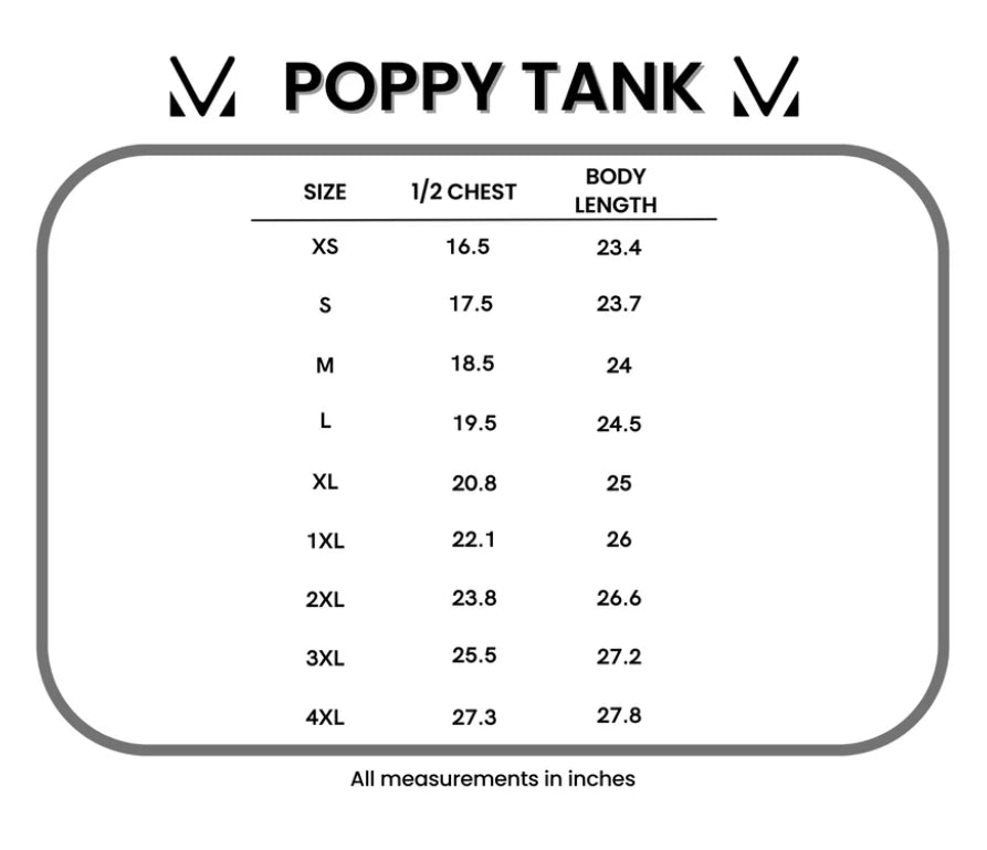 Mint Floral Poppy Tank