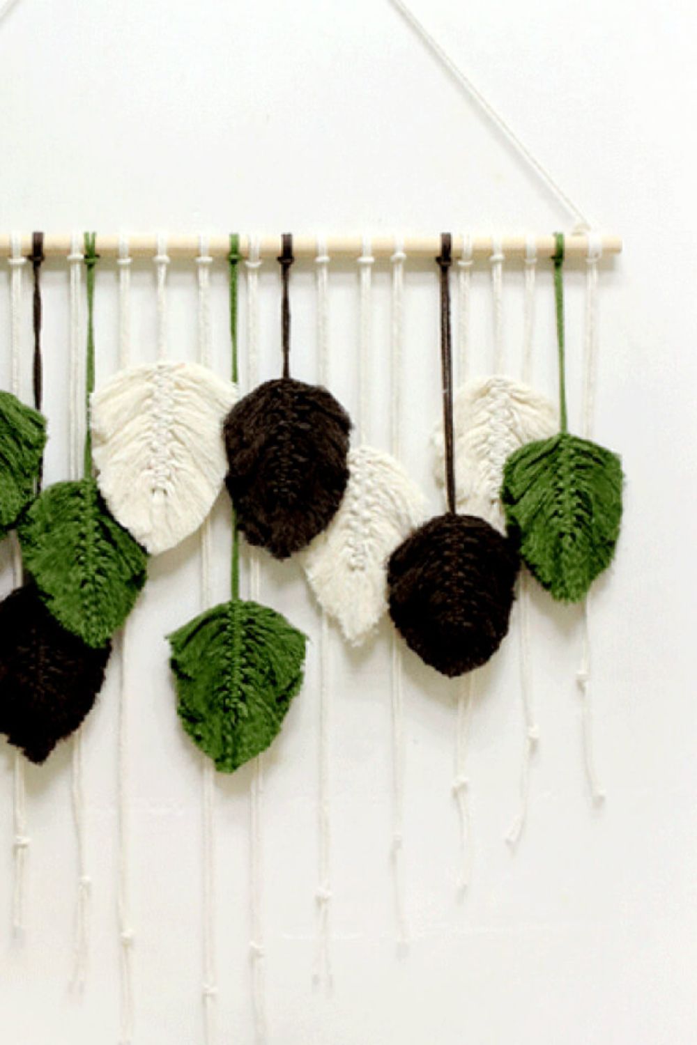 Hand-Woven Feather Macrame Wall Hanging