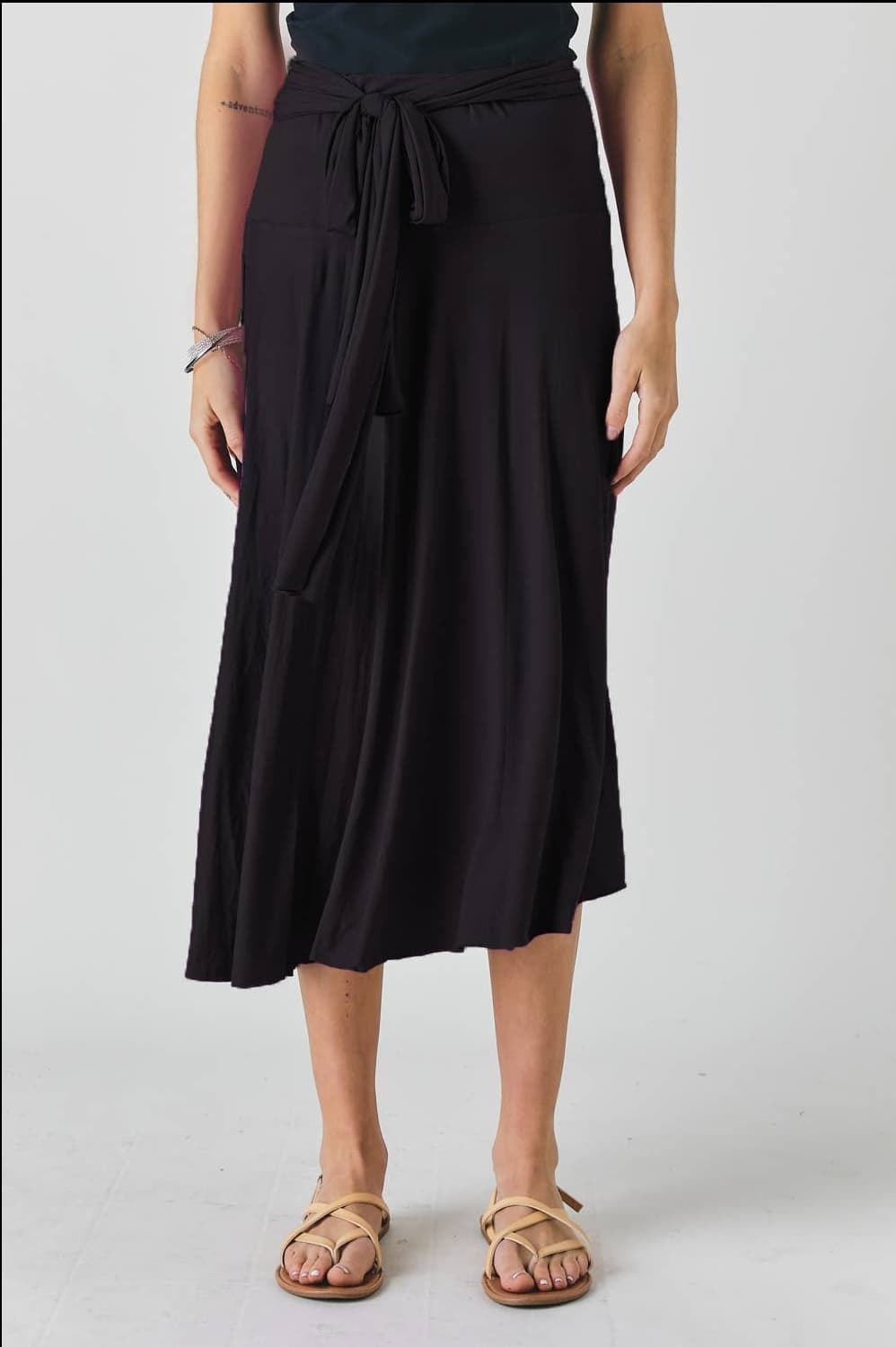 Convertible Midi Skirt or Dress in Black