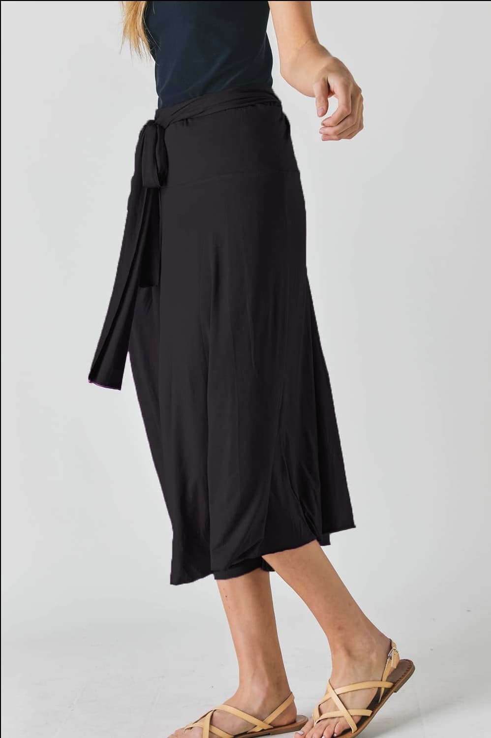 Convertible Midi Skirt or Dress in Black